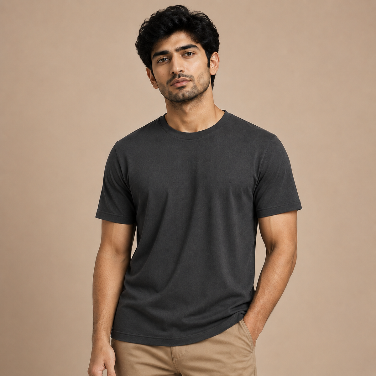 Men's Round Neck T-Shirt — Pack of 3