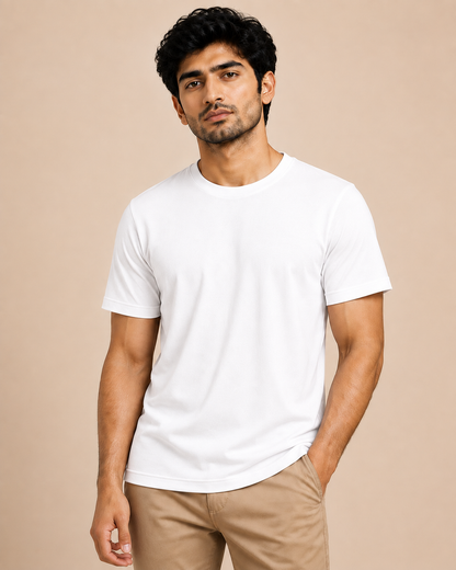 Men's Round Neck T-Shirt — Pack of 3